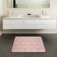 thumbnail image 5 of Alfombras de baño de espuma de memoria a rayas gruesas, alfombras de baño suaves absorbentes de terciopelo, fondo antideslizante, alfombra lavable a máquina, decoración de habitación de baño, para lav, 5 of 7