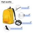 thumbnail image 4 of Yiaed Yellow Lemon Print Backpack, Premium Laptop Backpack, Travel Backpack for Women, Lightweight Backpacks, Comfortable Back Pack-Small, 4 of 7