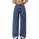 thumbnail image 2 of Karight Women's Wide Leg Jeans High Waisted Denim Pants Stretchy Casual Baggy Straight Leg Loose Fit Jeans for Women, 2 of 9