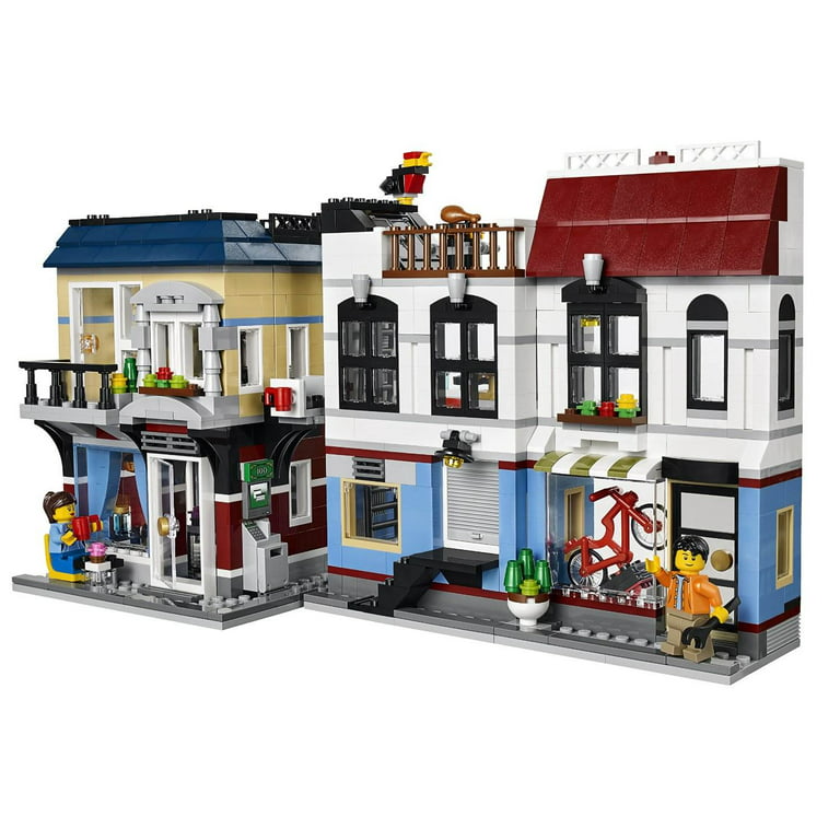 Wade Kort levetid Tegne LEGO Creator Bike Shop & Cafe - Walmart.com