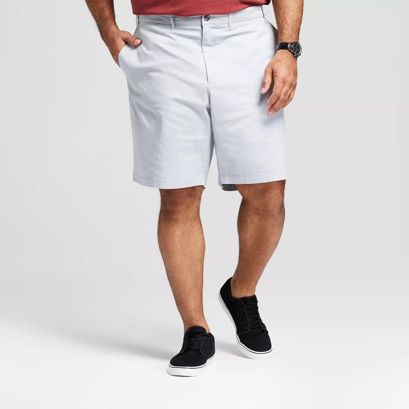 Goodfellow & Co Men's Big & Tall 10.5' Linden Flat Front Shorts Masonry Gray 56