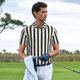 thumbnail image 3 of Fotbe Black And White Thick Stripes Camiseta Polo de Golf para Hombre con Estampado – Camisa Deportiva Transpirable con Cuello Abotonado-Small, 3 of 6
