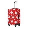 thumbnail image 2 of Easygdp Maple Leaves Print Elastic and Washable Suitcase Protective Cover with Hidden Zipper Fits 18-32 inch Luggage -Small, 2 of 9