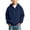 Navy-02, variant on Nugftut Sweatshirts for Boys Corduroy Full-Zip Hooded Long Sleeve Sweatshirts Size 3-4 Black