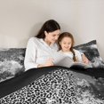 thumbnail image 4 of Homewish Gray Ombre Cheetah Print Twin Comforter Sets,Geometric Abstract Bedding Set,Black Reversible,2-Piece,1 Comforter and 1 Pillowcase, 4 of 7