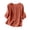 Orange, variant on Ussuma Women Sewing Patterns Tops Blouses Embroidered Crew Neck with Button Solid Color 3/4 Sleeve Solid Color Cardigan for Women Fashion Noble Elegant and Intellectual Club, Date Night & Vacation S