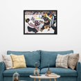 thumbnail image 2 of Connor Bedard Toile Encadrée 20x29 Blackhawks vs Crosby, 2 of 9