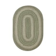 thumbnail image 1 of Homespice Decor 505828 6 x 9 ft. Oval Grassland Jute Braided Rug, Green, 1 of 1