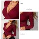thumbnail image 3 of Top de punto NikouMX mujer cuello en V manga larga S M L XL XXL, 3 of 4