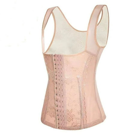 

Women Waist Trainer Body Shaper Corset Tummy Ming Girdles Shaping Clothes Women Mesh Thin Three-Row 17-Button Lace Abdominal Support Chest Shaping Body Shaping Shapewear