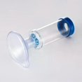 thumbnail image 4 of Pet Cat Dog Aerosol Chamber Mask Tank Spacer Assist Inhalation Pump Nebulizer Portable Manual Plastic Silicon Mask Animal Clinic, 4 of 5