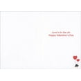 thumbnail image 2 of RSVP Penguins in Various Poses Floating with Sparkling Heart Balloons Valentine's Day Card, 2 of 2