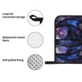 thumbnail image 4 of Balery Fantasy Dragon In Cathedral Pattern Oven Mitts and Pot Holders 4 pcs Set, Kitchen Oven Glove High Heat Resistant 500℉ Oven Mitts with Non-Slip Silicone Surface, 4 of 6