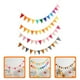 thumbnail image 5 of 4 juegos de banderines triangulares de fieltro para fiesta de cumpleaños, banderines triangulares para decoración, 5 of 8