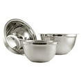 thumbnail image 3 of YBM Home Deep Stainless Steel Mixing Bowl Set of 3, Nested Bowls of 3 Qt, 5 Qt, 6.5 Qt, 3 of 4