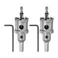 thumbnail image 1 of Uxcell 2Pcs Sierra de Agujero de Metal Cortador de Carburo 32mm / 1-1/4" Dia para Metal, Acero Inoxidable, 1 of 7