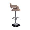 thumbnail image 2 of CorLiving Adjustable Tufted Fabric Barstool with Armrests, 2 of 8