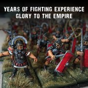 Wargames Delivered - Hail Caesar Early Imperial Romans Veterans, 28mm Miniatures Wargaming, 20 Multi-Part, Shield Digital Bundle Model Kit by Warlord Games