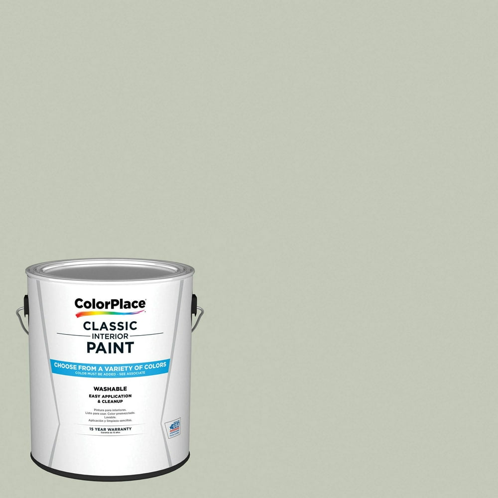 ColorPlace Classic Interior Wall & Trim Paint, Millers Cove Sage, Semi