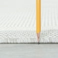 thumbnail image 2 of Tayse Eco Area Rug ECO1004 Transitional Gray Angled Curls 2' x 2' 11" Rectangle, 2 of 2