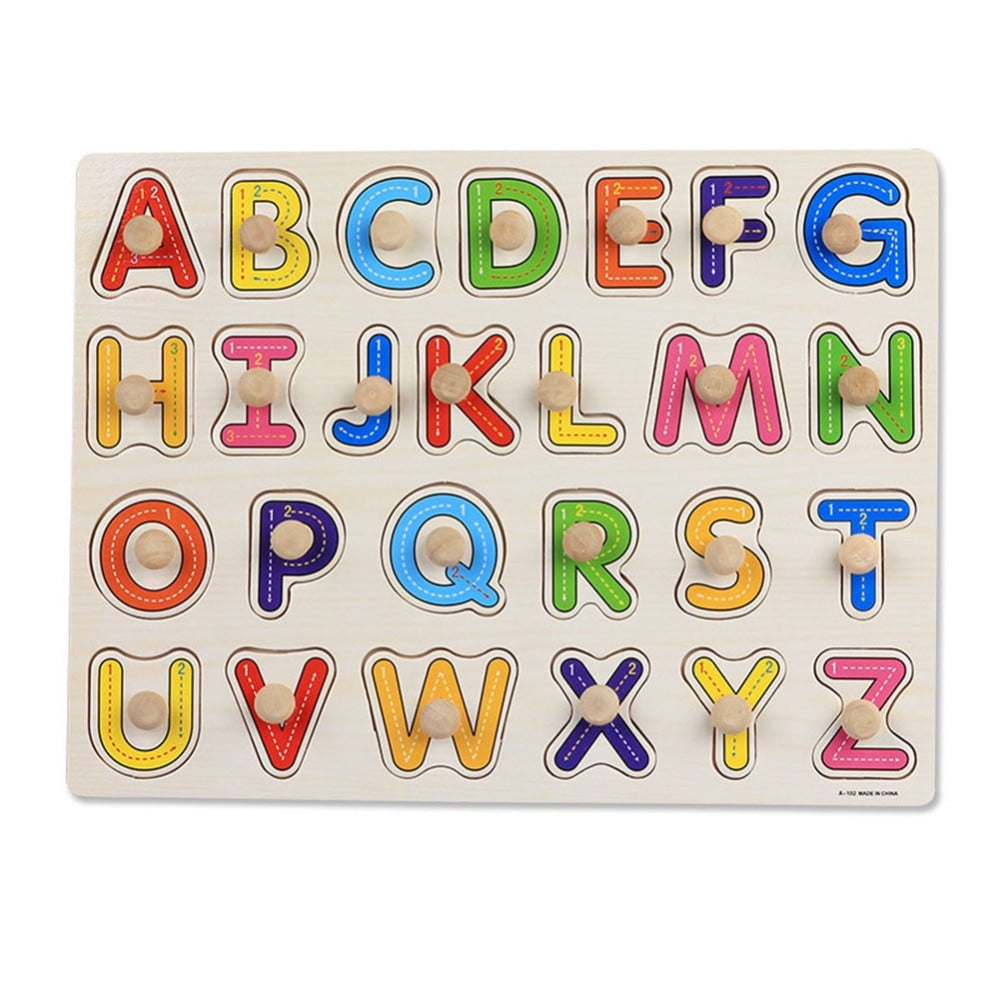 POINTERTECK Alphabet Puzzle Letter Puzzles for 1 2 3 Years Old
