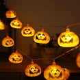 thumbnail image 1 of 2M 10 LED Horror Halloween Lights Lamp Pumpkin String Lights DIY Hanging Party, 1 of 3