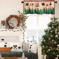 thumbnail image 4 of Cheerupp Winter Lumberjack Valance for Window, Camping Themed Window Drapes Rod Pocket for Decorative Privacy Protection 18 X 54 Inches, Home Farmhouse Living Room Bedroom Bathroom Decor, 4 of 6