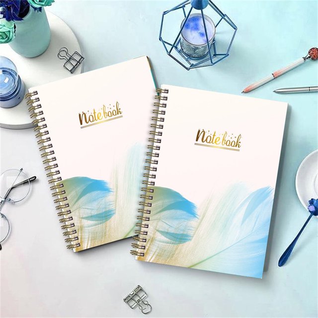 Cuaderno de planificación Ozmmyan 2024 en inglés, tamaño A5, con páginas separadoras, espiral