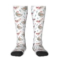 thumbnail image 2 of Lsque Funny Chicken Printed Crew Socks Men's Women's LightWeight Thin Casual Calf Socks ,Knee High Socks,Cotton Socks, 2 of 9