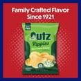 Utz Sour Cream & Onion Ripples Potato Chips, GlutenFree, 2.75 oz Bag