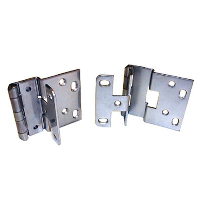 13/16" New 2-3/4" Stainless 5-Knuckle Overlay Concealed Cabinet Door Hinge 