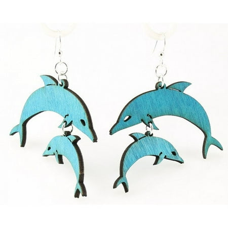 Green Tree Jewelry Dolphins Earrings