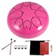 thumbnail image 3 of Steel Tongue Drum 8 percusión Pan Bag Sticks Tune con Drum Tank Hand Drum Instruments 6 pulgadas Inevent EL009744-00, 3 of 5
