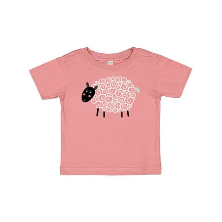 

Inktastic Sheep Curly Wool Lamb Cute Gift Baby Boy or Baby Girl T-Shirt