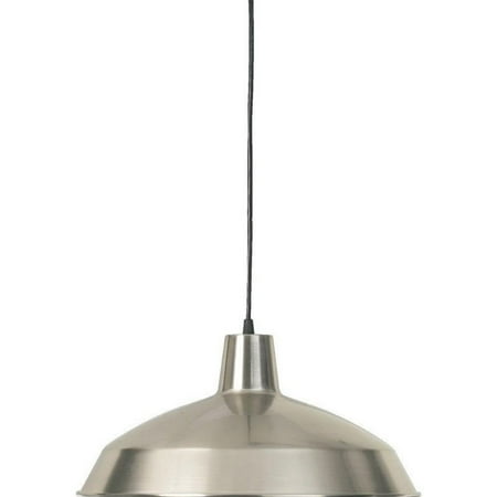 

Quorum 1 Light Down Pendant in Satin Nickel