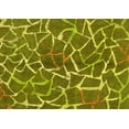 thumbnail image 1 of Ahgly Company Machine Washable Indoor Rectangle Abstract Yellow Modern Area Rugs, 2' x 3', 1 of 4
