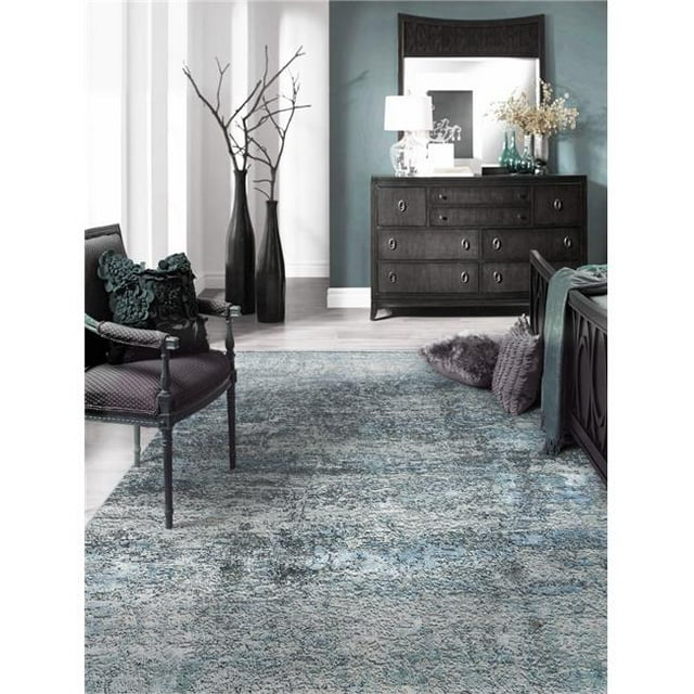 Amer Rug MYS250810 Mystique Polo Blue Hand-Knotted Area Rug - 8 x 10 ft.