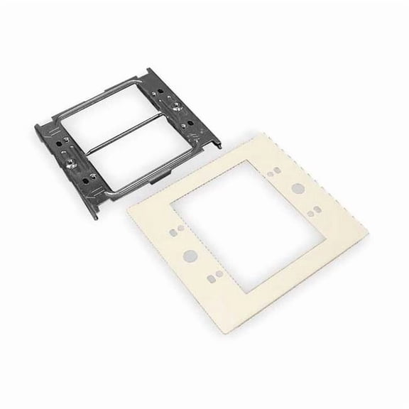 Legrand Device Plate,Ivory,Steel,Plates V4047C-2