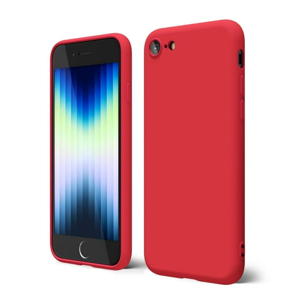 oakxco - Funda para iPhone SE de 3ª generación 2022/2020/2ª silicona, funda para iPhone 7/8, gel de