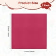thumbnail image 3 of Uxcell 2-Pack Bandanas de Color Sólido, Pañuelo de Cabeza de Poliéster Suave de 21 Pulgadas/54cm para Hombres/Mujeres/Cowboys, Pañuelos para la Cabeza [Rojo Rosa], 3 of 7