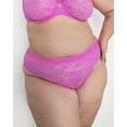 thumbnail image 5 of Curvy Couture Women's Plus Size No-Show Lace High Cut Brief Panty, 5 of 5