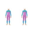thumbnail image 3 of Wosthever Trajes de neopreno Sandbeach Traje de buceo Secado rápido Mangas largas y pantalones Anti-medusas De moda Aplicable a todas las Type1 NO1, 3 of 6
