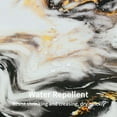 thumbnail image 3 of Grey Gold Marble Shower Curtain Set, Abstract, Modern, Luxury Standard for Bathroom Decor, Bathtub, Waterproof, Washable Fabric, 3 of 6