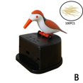 thumbnail image 1 of Bird Toothpick Dispenser Creative Push-type Toothpicks Holder Box Black-Base бι X1B9, 1 of 9