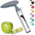 thumbnail image 1 of Descorazonador de manzanas con mango de ABS, hoja dentada de acero inoxidable, mango de plástico, gris, 1 of 5