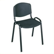 Pemberly Row Stacking Chair in Black (Set of 4) by Pemberly Row