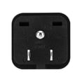 thumbnail image 4 of 2x Plug Adapter In Black - Set Of 2 Pieces Type B Power Socket Travel Adapter For Germany, Italy, Spain, France - Converter Conversion Device, 4 of 5