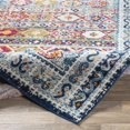 thumbnail image 3 of Hauteloom Wilsons Living Room, Bedroom Area Rug - Bohemian/Global - Navy, Aqua, Magenta - 5'3" x 7'3", 3 of 8