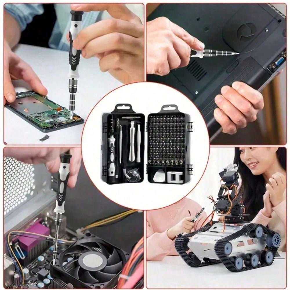 115In-1 Multifunctional Screwdriver Set Mobile Phone Computer Glasses Repair Tools Precision Cross One-Word S2 Batch Head