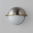 thumbnail image 5 of 12418SWSNSBR Maxim Lighting Duke - 1 Light Wall Sconce-7.5 Inches Tall and 9.5 Inches Wide-Satin Nickel/Satin Brass Finish, 5 of 5